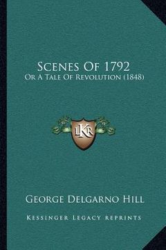 portada scenes of 1792: or a tale of revolution (1848)