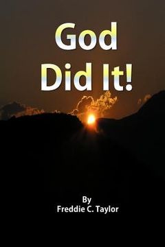 portada God Did It (en Inglés)