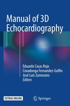 portada Manual of 3D Echocardiography (in English)