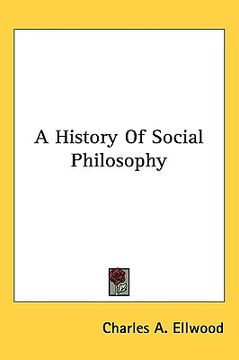 portada a history of social philosophy (en Inglés)