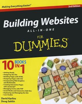 portada building websites all-in-one for dummies (en Inglés)
