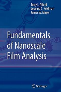 portada fundamentals of nanoscale film analysis (in English)