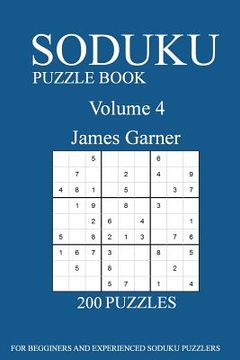 portada Sudoku Puzzle Book: [2017 Edition] 200 Puzzles- volume 4 (en Inglés)