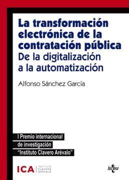 portada La transformación electrónica de la contratación pública. De la digitalización a la automatización (in Spanish)