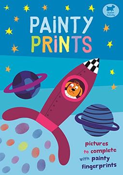 portada Painty Prints: Pictures to Complete With Painty Fingerprints (en Inglés)