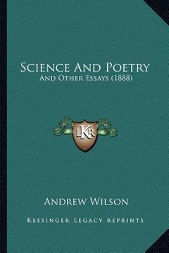 portada science and poetry: and other essays (1888) (in English)