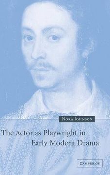 portada The Actor as Playwright in Early Modern Drama (en Inglés)