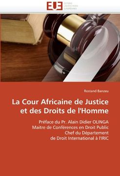 portada La Cour Africaine de Justice Et Des Droits de L'Homme
