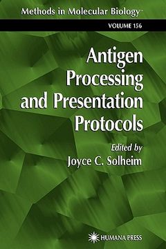 portada antigen processing and presentation protocols (en Inglés)