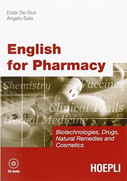 portada English for Pharmacy. Con CD Audio