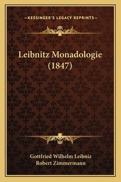 portada Leibnitz Monadologie (1847) (in German)