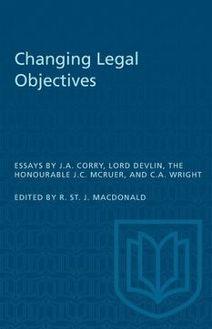 portada Changing Legal Objectives (en Inglés)
