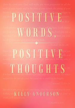 portada positive words, positive thoughts (en Inglés)