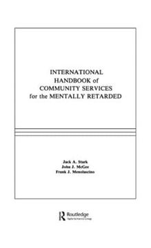 portada International Handbook of Community Services for the Mentally Retarded (School Psychology Series)