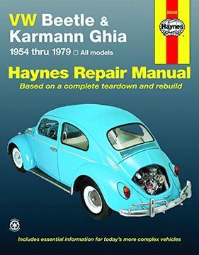 portada Vw Beetle & Karmann Ghia (54 - 79) (Hayne' S Automotive Repair Manual) (in English)
