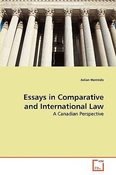 portada essays in comparative and international law (en Inglés)
