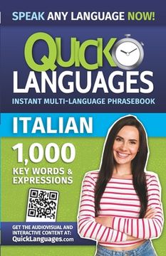 portada Quick Languages - English-Italian Phrasebook / Frasario inglese-italiano (en Inglés)