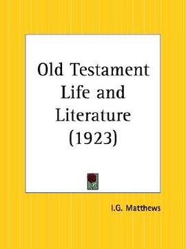 portada old testament life and literature