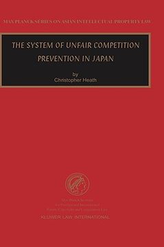 portada the system of unfair competition prevention in japan (en Inglés)
