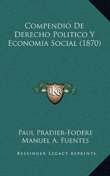 portada Compendio de Derecho Politico y Economia Social (1870)