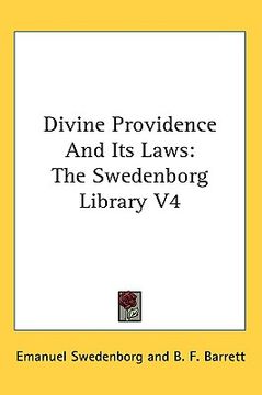 portada divine providence and its laws: the swedenborg library v4 (en Inglés)