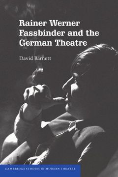 portada Rainer Werner Fassbinder and the German Theatre (Cambridge Studies in Modern Theatre) (in English)