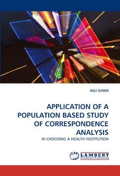 portada application of a population based study of correspondence analysis (en Inglés)