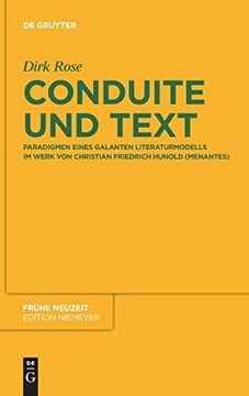 portada Conduite und Text (en Alemán)