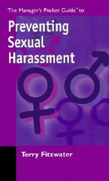 portada the managers pocket guide to preventing sexual harassment