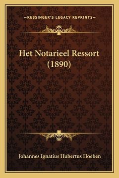 portada Het Notarieel Ressort (1890)