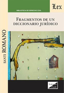 portada Fragmentos de un Diccionario Juridico (in Spanish)