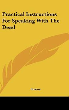 portada practical instructions for speaking with the dead (en Inglés)