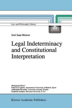 portada legal indeterminacy and constitutional interpretation (en Inglés)
