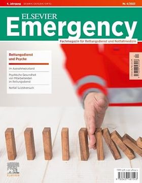 portada Elsevier Emergency. Rettungsdienst & Psyche. 4/2023 Fachmagazin für Rettungsdienst und Notfallmedizin (en Alemán)