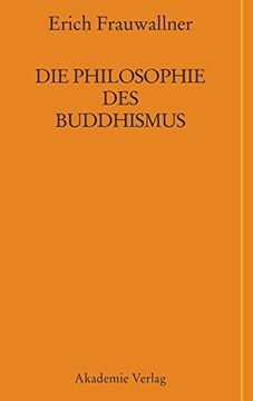 portada Die Philosophie des Buddhismus (en Alemán)