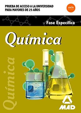 portada Química Prueba de Acceso a la Universidad Para Mayores de 25 Años (in Spanish)