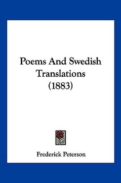portada poems and swedish translations (1883) (en Inglés)