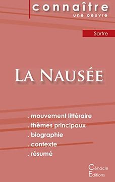 portada Fiche de Lecture la Nausée de Jean-Paul Sartre (Analyse Littéraire de Référence et Résumé Complet) (Connaître une Oeuvre) (in French)