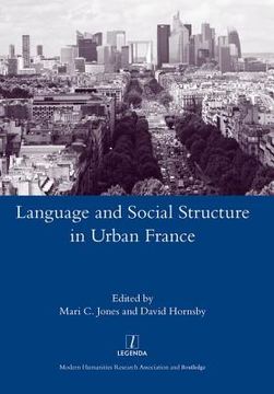 portada Language and Social Structure in Urban France (in English)