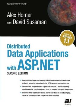 portada Distributed Data Applications With Asp. Net, Second Edition (en Inglés)