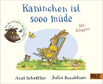 portada Kaninchen ist Sooo Müde: Pappbilderbuch mit Klappen (in German)