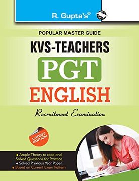 portada Kvs: English (Pgt) Teachers Recruitment Exam Guide 