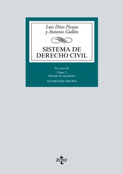 portada Sistema de Derecho Civil: Volumen iv (Tomo 2) Derecho de Sucesiones (in Spanish)