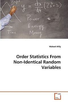 portada order statistics from non-identical random variables (en Inglés)