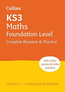 portada Ks3 Maths Foundation Level All-In-One Complete Revision and Practice: Ideal for Years 7, 8 and 9 