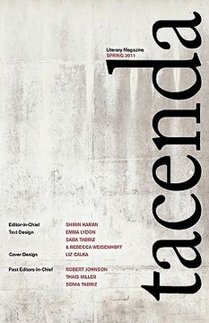 portada tacenda literary magazine (en Inglés)