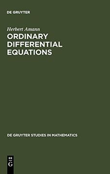 portada Ordinary Differential Equations: Introduction to Nonlinear Analysis (de Gruyter Studies in Mathematics) (en Inglés)