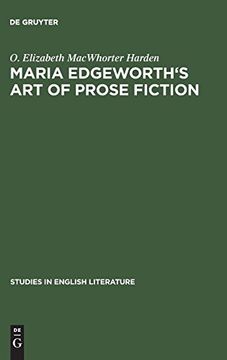 portada Maria Edgeworth's art of Prose Fiction (Studies in English Literature) (en Inglés)