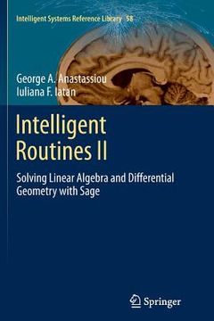 portada Intelligent Routines II: Solving Linear Algebra and Differential Geometry with Sage (en Inglés)