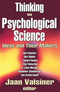 portada thinking in psychological science: ideas and their makers